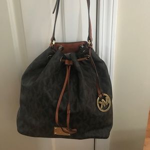 Brown Michael Kors Satchel